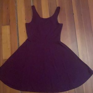 Pull & Bear burgundy summer dress